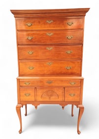 QUEEN ANNE HIGH CHEST OF DRAWERS