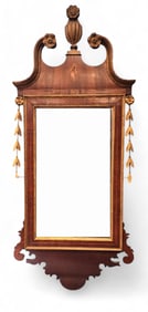 INLAID CHIPPENDALE MIRROR