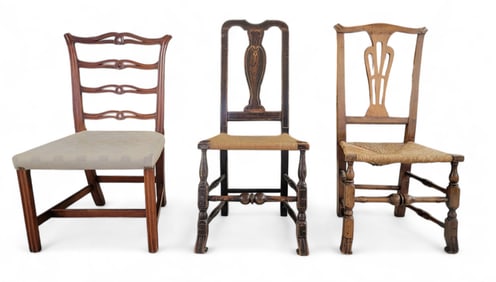 THREE EARLY CHAIRS