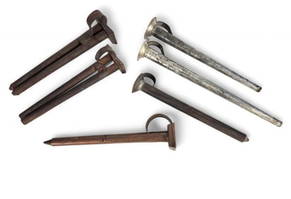 GROUP OF SINGLE AND DOUBLE CANDLE MOLDS