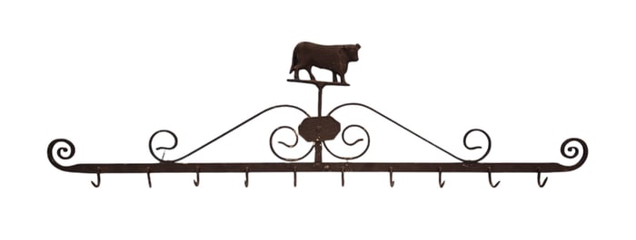GLOEKLER'S IRON BUTCHER / MEAT RACK