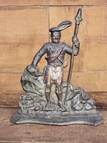 CAST-IRON HIGHLANDER DOORSTOP