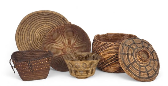 COLLECTION OF BASKETS