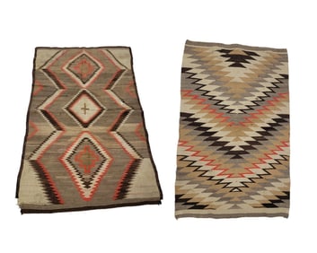 TWO NAVAJO RUGS