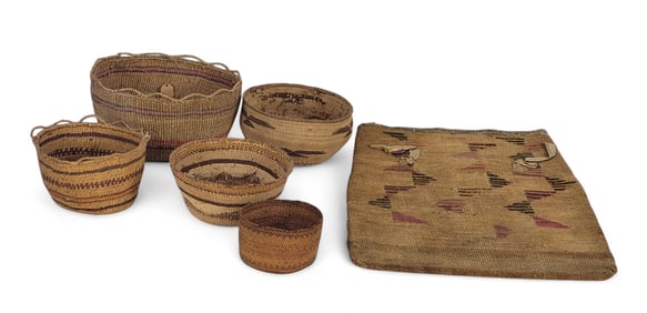 COLLECTION OF BASKETS