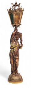 FIGURAL NEWEL POST LAMP