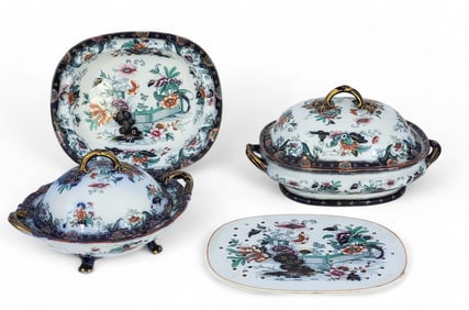 FOUR PIECES OF RIDGWAY SLIGO CHINA