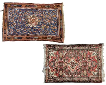 TWO ORIENTAL RUGS