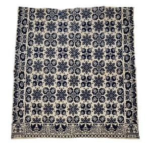 JACQUARD COVERLET