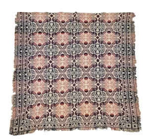 JACQUARD COVERLET