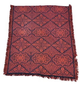 JACQUARD COVERLET