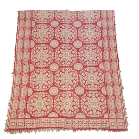 JACQUARD COVERLET