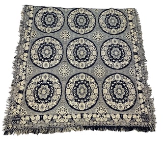 JACQUARD COVERLET