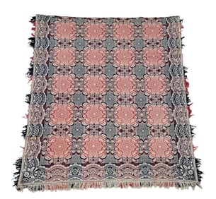 JACQUARD COVERLET