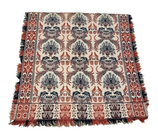 JACQUARD COVERLET