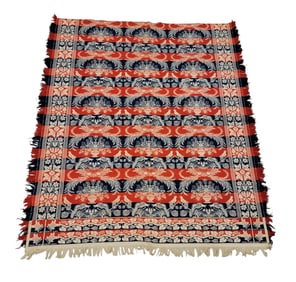 JACQUARD COVERLET