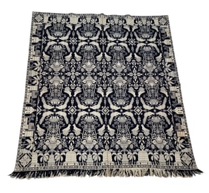 JACQUARD COVERLET