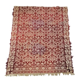 JACQUARD COVERLET