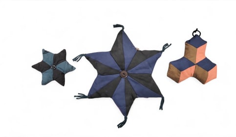 THREE AMISH QUILTED PIECES