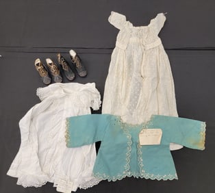 GROUP OF CHILDREN'S CLOTHING WITH PROVENANCE