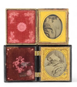 TWO EARLY POST-MORTEM PHOTOGRAPHS