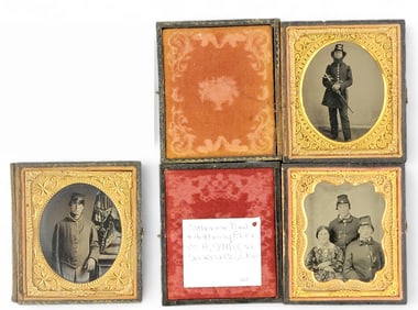 THREE EARLY MILITARY PHOTOGRAPHS