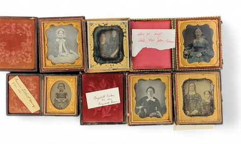 SIX EARLY IDENTIFIED PHOTOGRAPHS