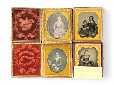 FOUR OHIO SIXTH PLATE PHOTOGRAPHS