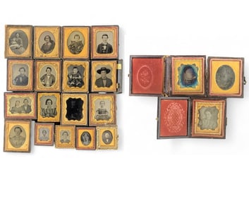 LARGE GROUP OF EARLY PHOTOGRAPHS