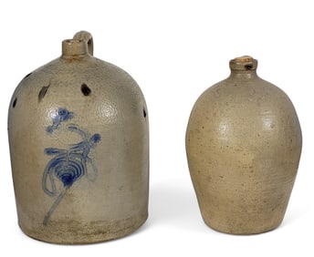 TWO STONEWARE JUGS