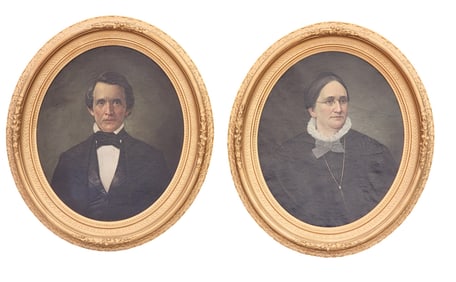 PAIR OF VICTORIAN PORTRAITS