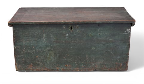 PAINTED CHEST OR STORAGE BOX