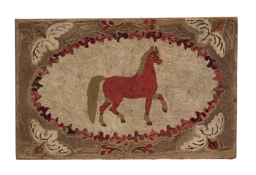 HORSE HOOKED RUG (1 of 3)