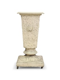 DECORATED PEDESTAL