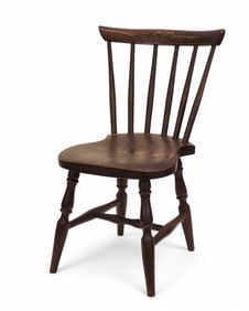 DECORATED CHILD'S WINDSOR CHAIR