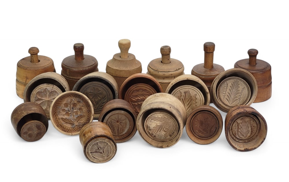 COLLECTION OF BUTTER MOLDS (1 of 7)