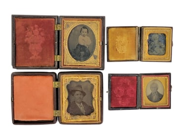 FOUR EARLY PHOTOGRAPHS