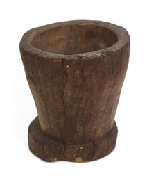 NATIVE AMERICAN CARVED MORTAR