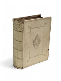 EARLY VELLUM-BOUND BOOK
