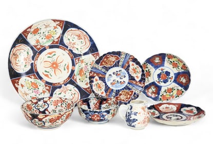 COLLECTION OF IMARI PORCELAIN
