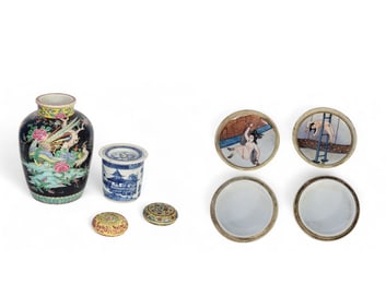 CHINESE PORCELAIN, INCLUDING EROTIC