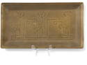 CARENCE CRAFTERS ACID-ETCHED ARTS AND CRAFTS TRAY