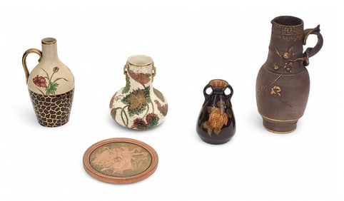 COLLECTION OF DECORATED POTTERY