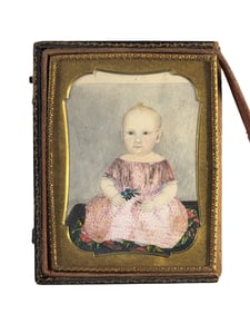 MINIATURE PORTRAIT OF A BABY