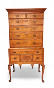 QUEEN ANNE HIGH CHEST OF DRAWERS