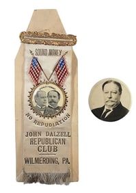 TWO PRESIDENTIAL CAMPAIGN ITEMS