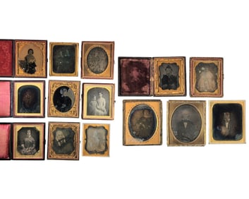 FOURTEEN EARLY PHOTOGRAPHS