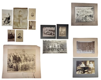 GOOD GROUP OF EARLY PHOTOGRAPHS