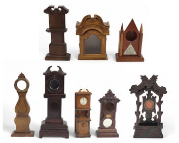 COLLECTION OF WATCH HUTCHES