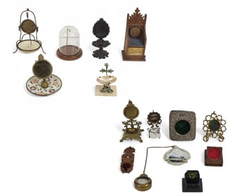 COLLECTION OF WATCH HUTCHES